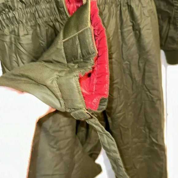 Rare COLMAR Vintage Army Green/Red Winter Snow Ski Suit One Piece Men MED - Picture 15 of 17